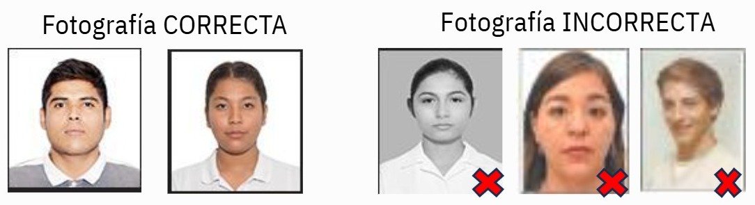 Ejemplo de fotografía aceptada